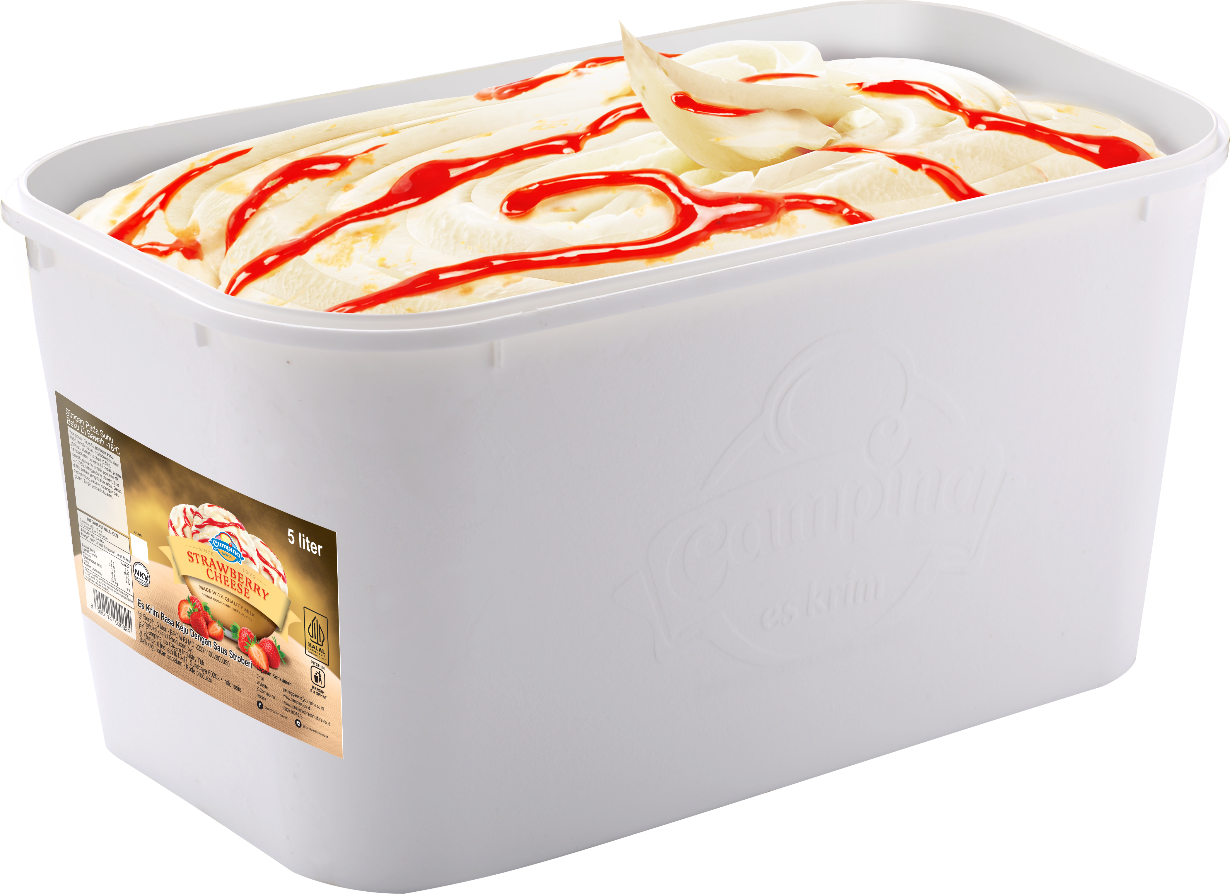 Strawberry Cheese 5L